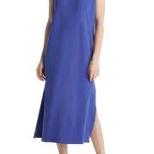 Marine Layer Oversized Blue Sheath Midi Dress